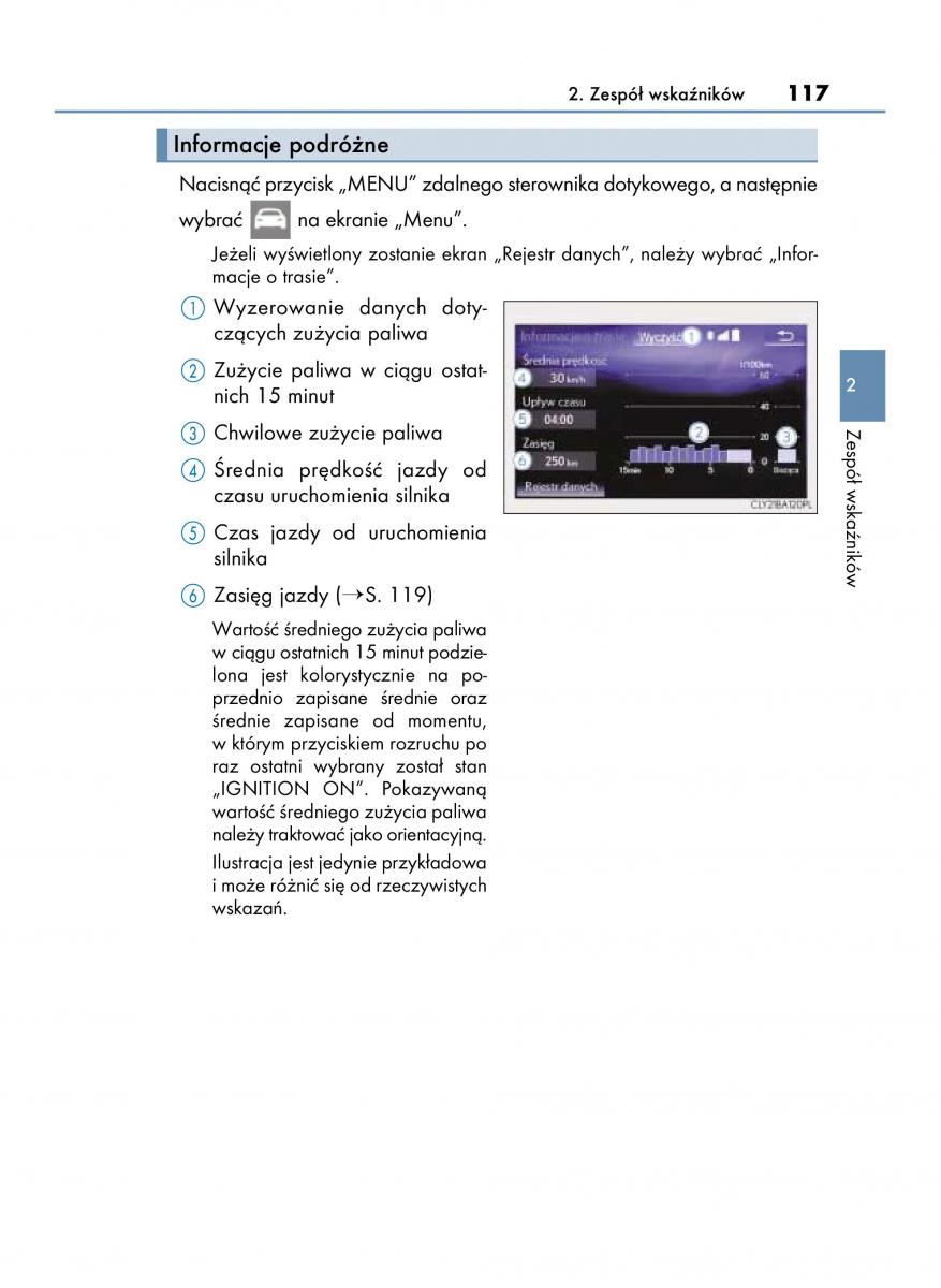 Lexus LS460 IV 4 instrukcja obslugi / page 117