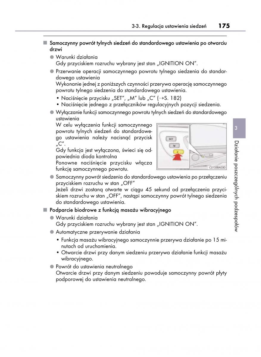 Lexus LS460 IV 4 instrukcja obslugi / page 175