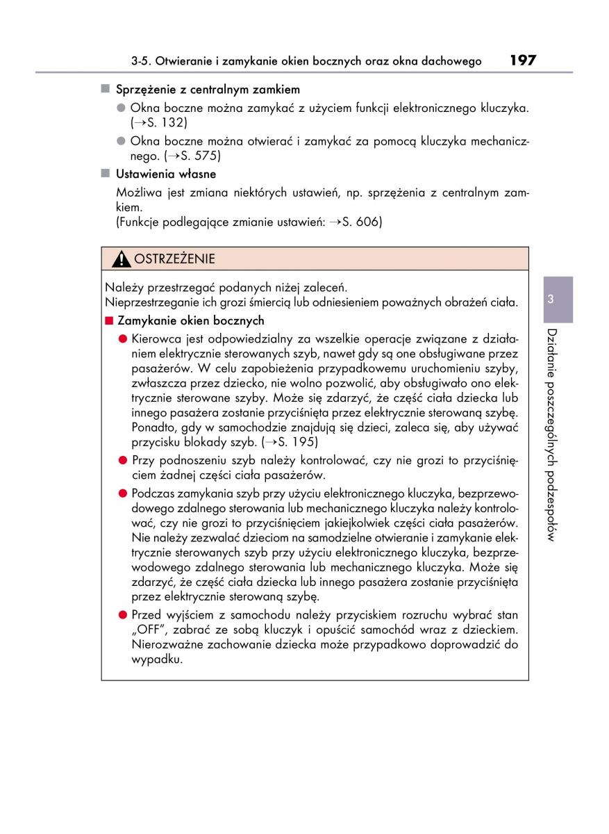 Lexus LS460 IV 4 instrukcja obslugi / page 197