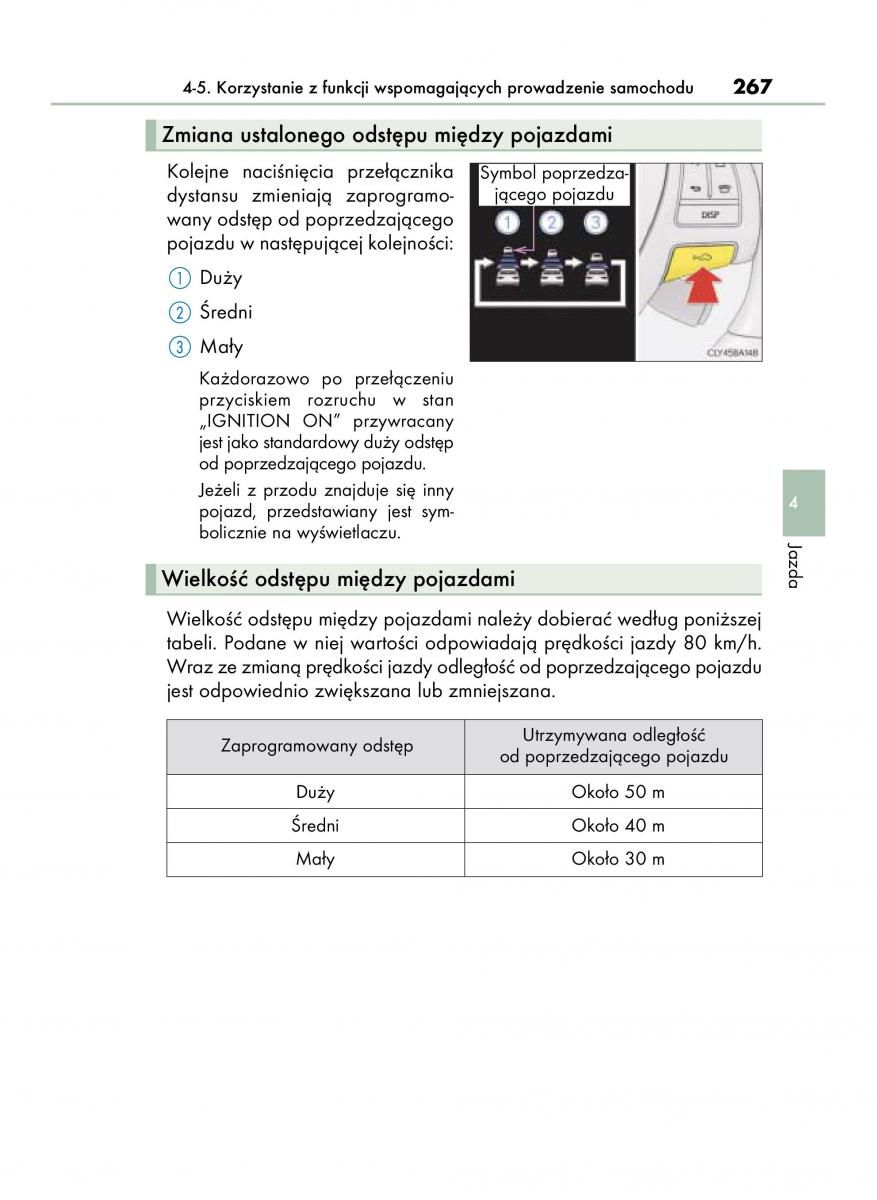 Lexus LS460 IV 4 instrukcja obslugi / page 267