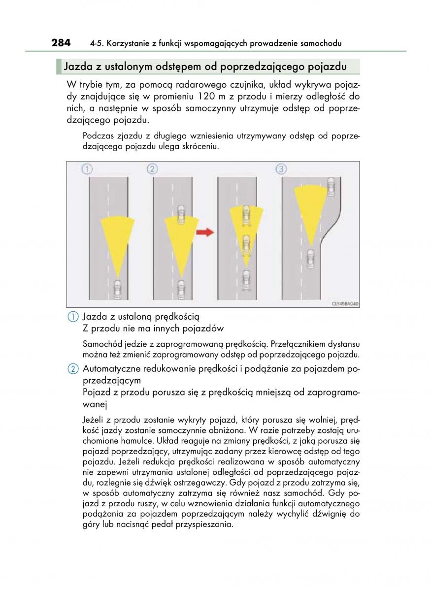 Lexus LS460 IV 4 instrukcja obslugi / page 284