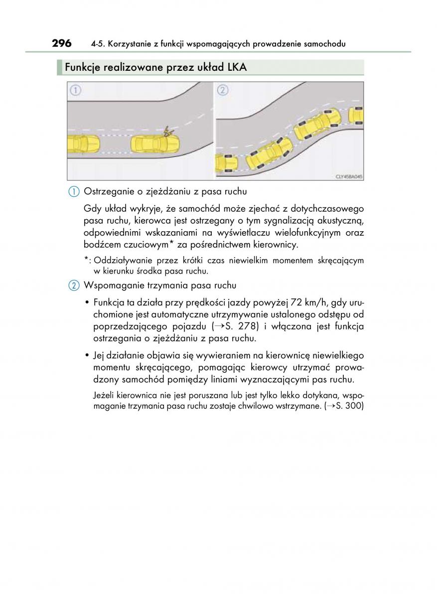 Lexus LS460 IV 4 instrukcja obslugi / page 296