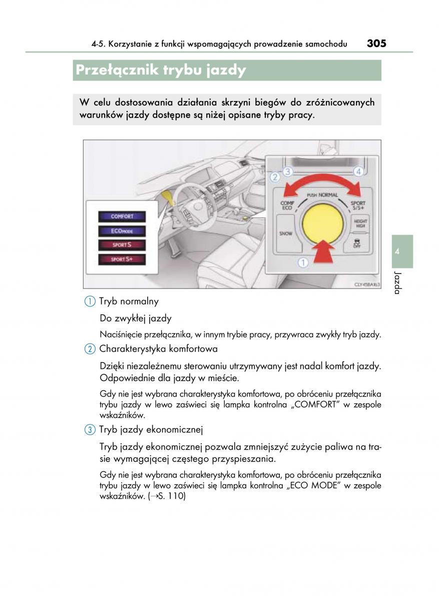 Lexus LS460 IV 4 instrukcja obslugi / page 305