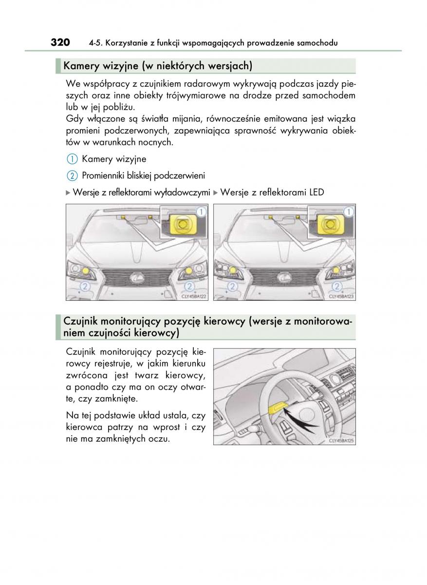 Lexus LS460 IV 4 instrukcja obslugi / page 320