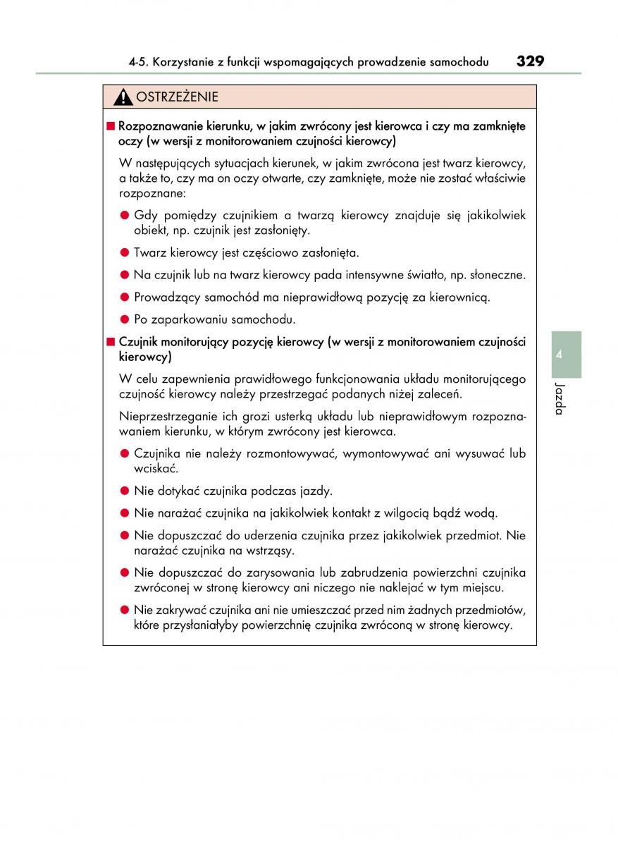 Lexus LS460 IV 4 instrukcja obslugi / page 329