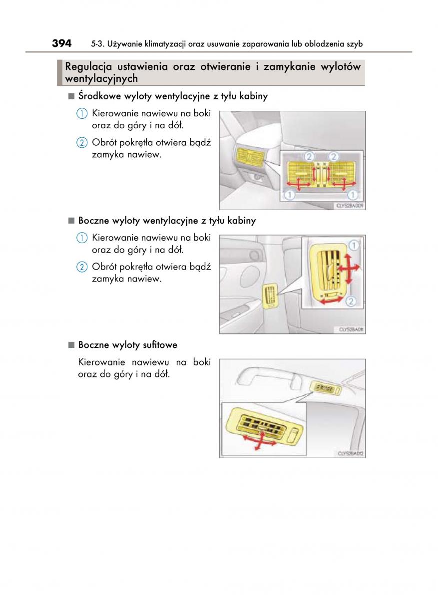 Lexus LS460 IV 4 instrukcja obslugi / page 394