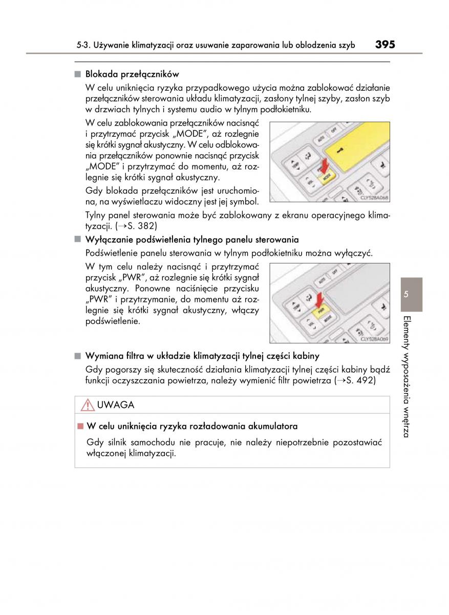 Lexus LS460 IV 4 instrukcja obslugi / page 395