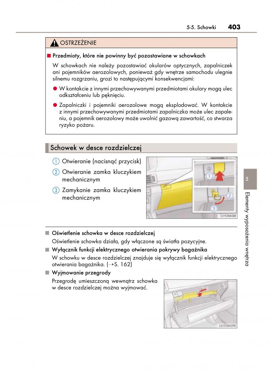 Lexus LS460 IV 4 instrukcja obslugi / page 403