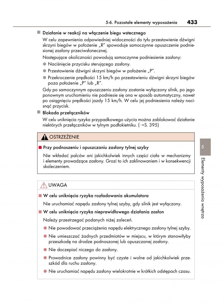 Lexus LS460 IV 4 instrukcja obslugi / page 433