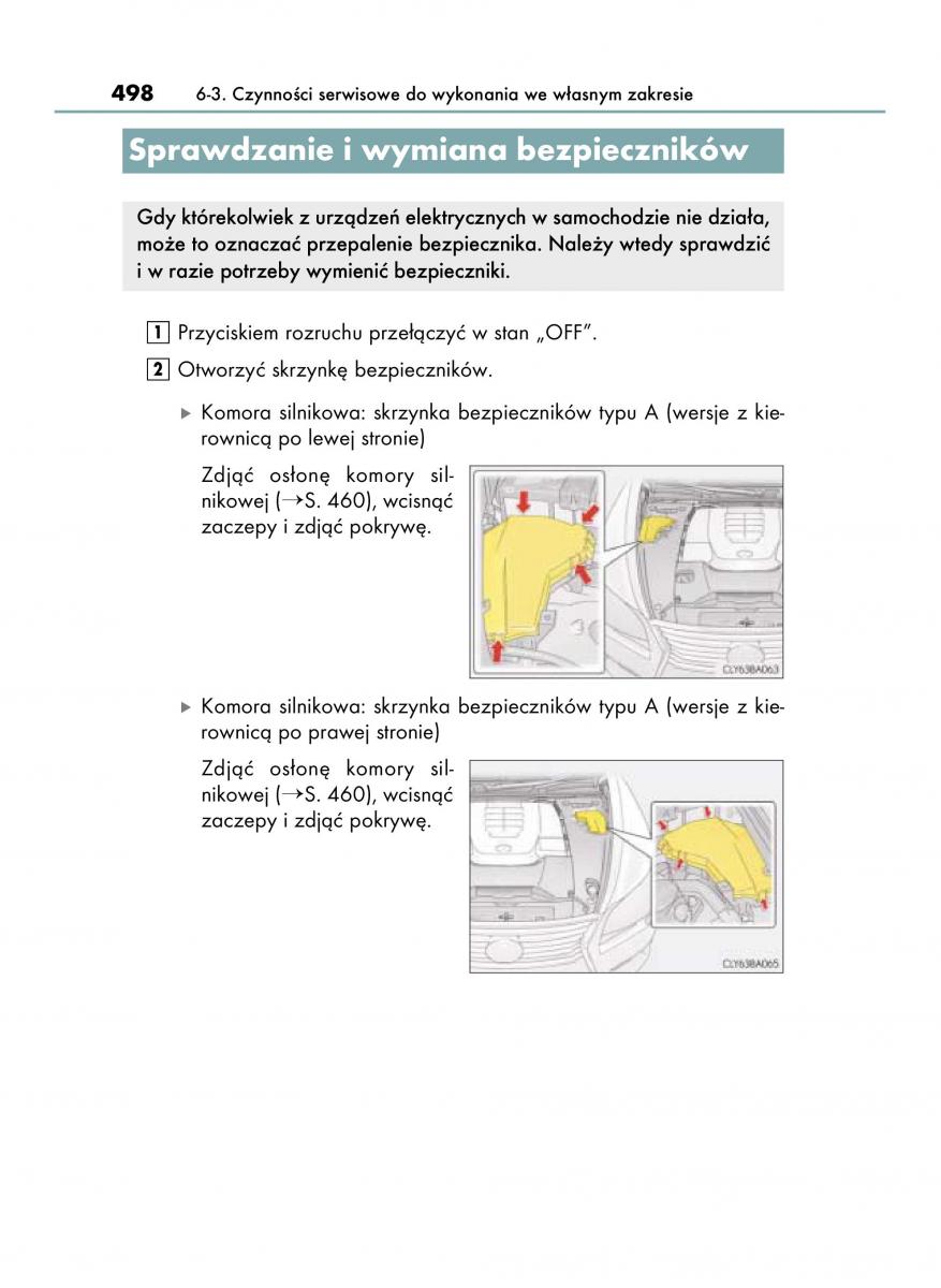 Lexus LS460 IV 4 instrukcja obslugi / page 498