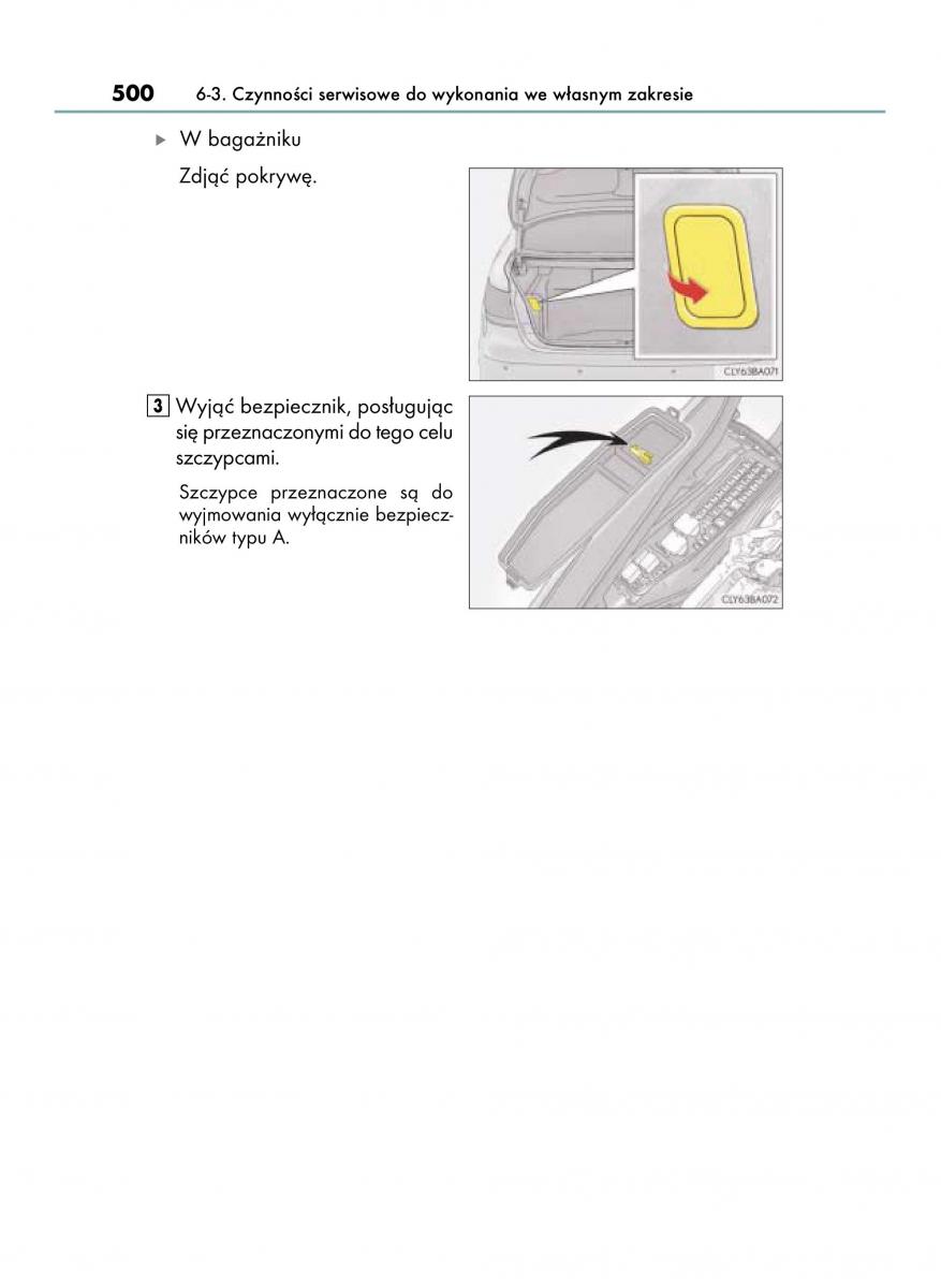 Lexus LS460 IV 4 instrukcja obslugi / page 500