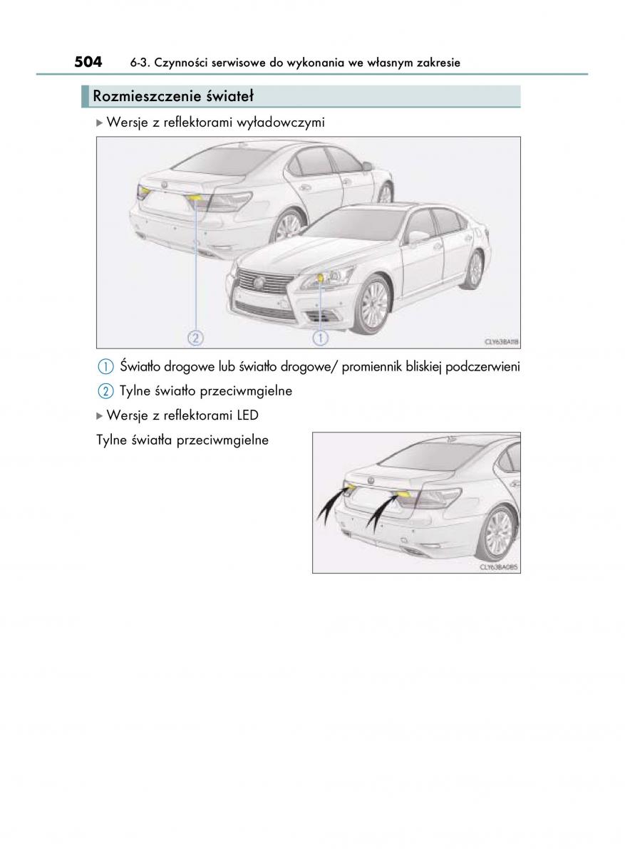 Lexus LS460 IV 4 instrukcja obslugi / page 504