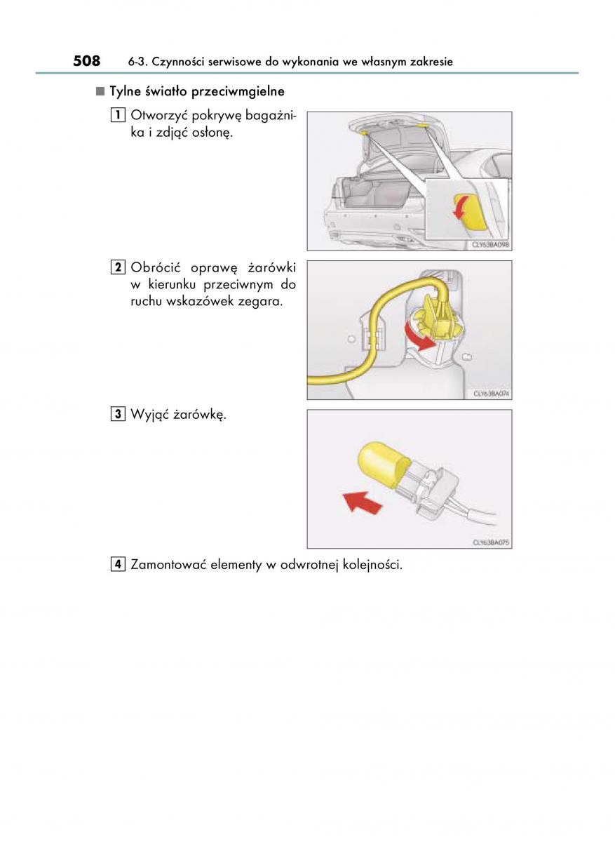 Lexus LS460 IV 4 instrukcja obslugi / page 508