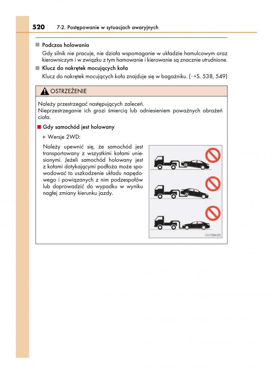 Lexus LS460 IV 4 instrukcja obslugi / page 520