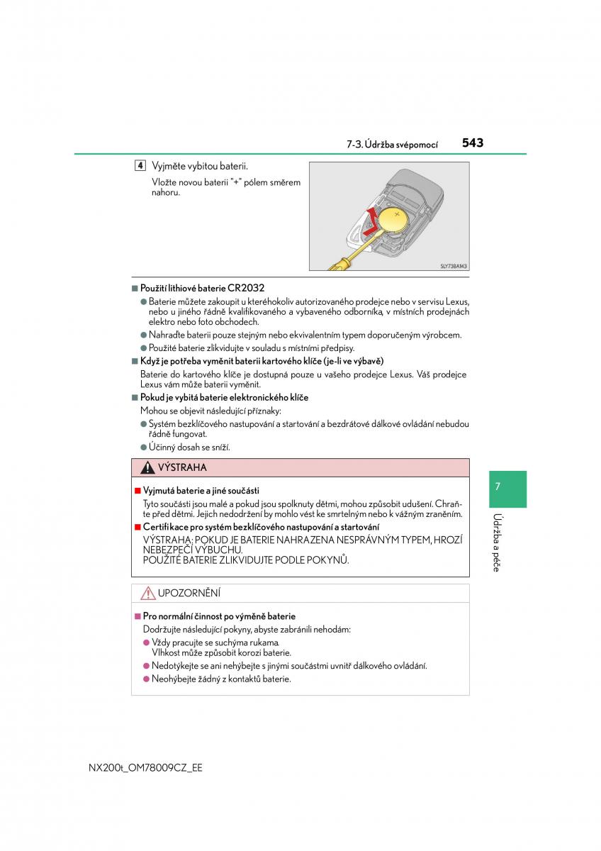 Lexus NX navod k obsludze / page 543