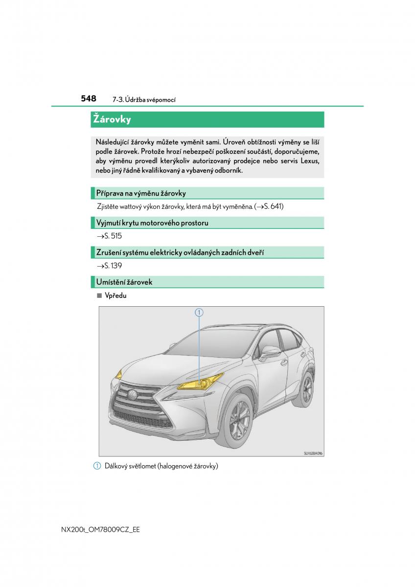 Lexus NX navod k obsludze / page 548