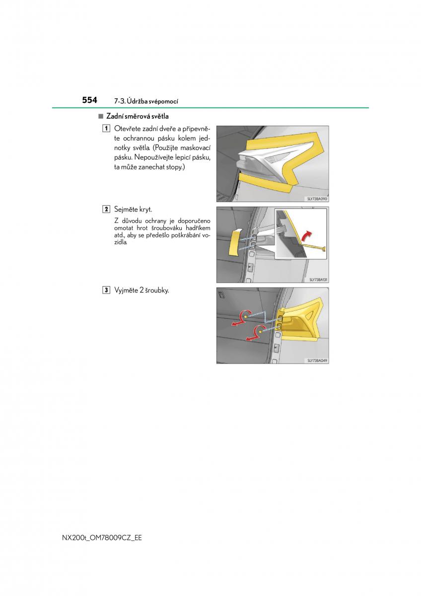 Lexus NX navod k obsludze / page 554