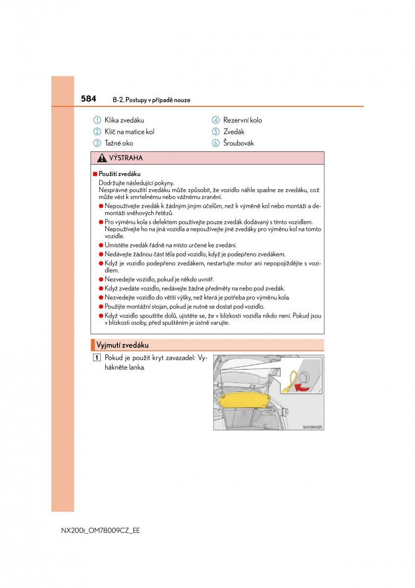 Lexus NX navod k obsludze / page 584