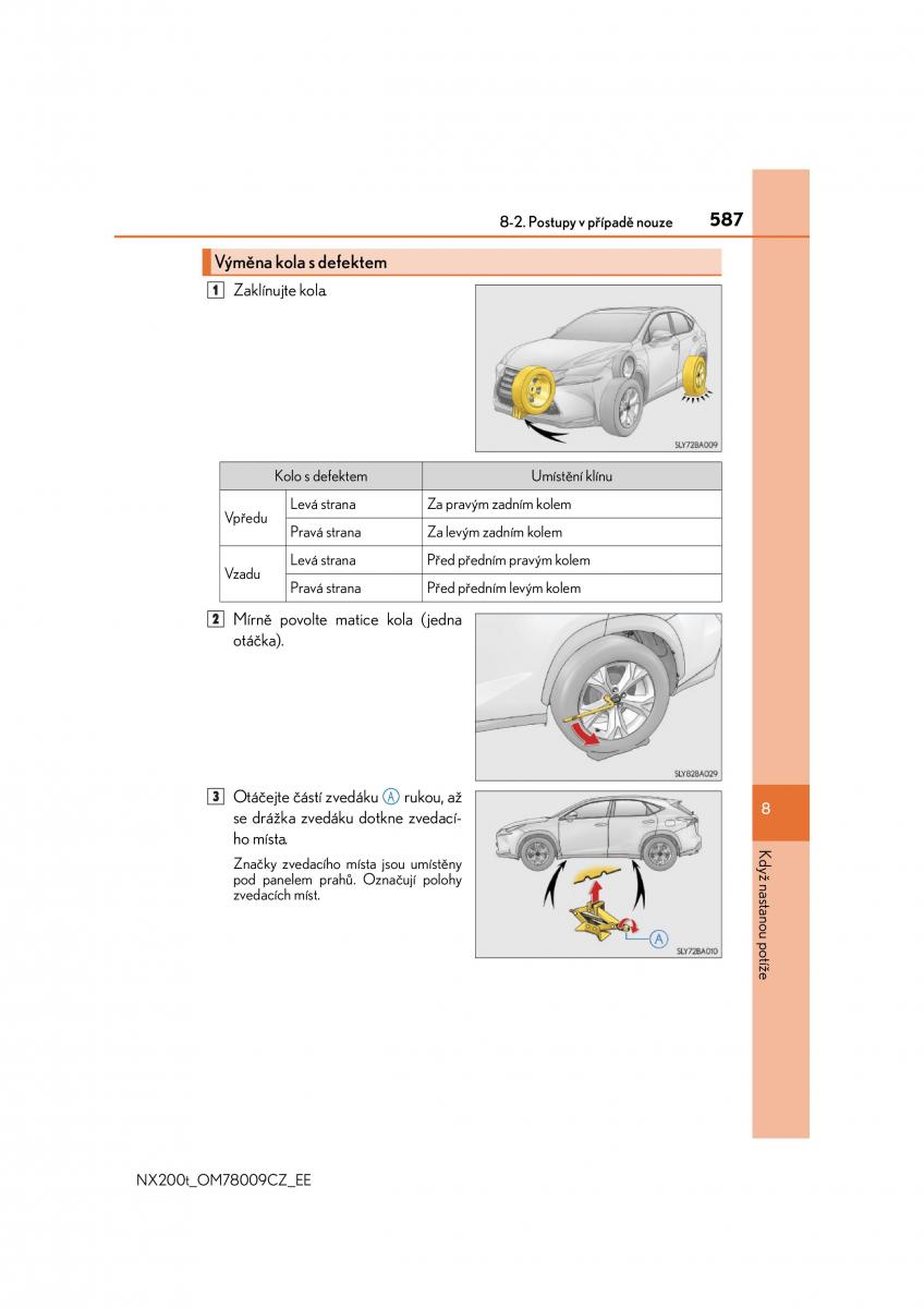 Lexus NX navod k obsludze / page 587