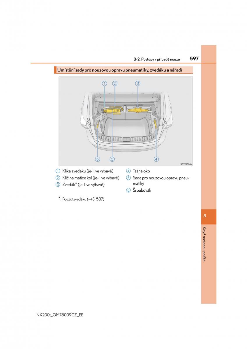 Lexus NX navod k obsludze / page 597