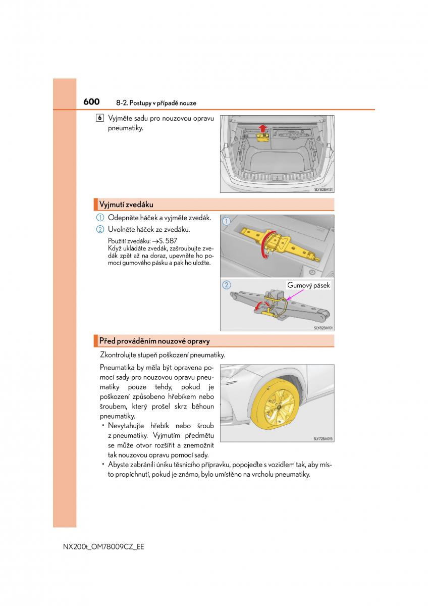 Lexus NX navod k obsludze / page 600