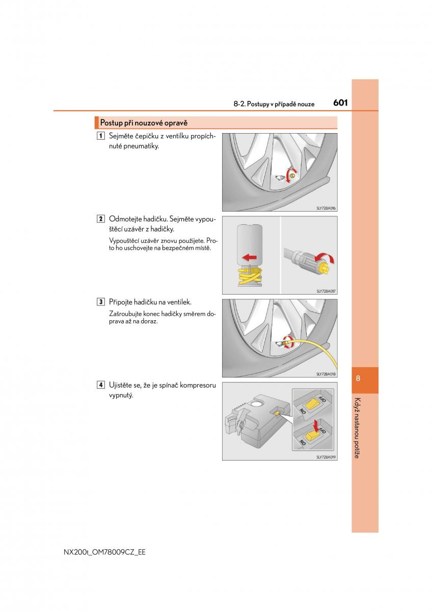 Lexus NX navod k obsludze / page 601