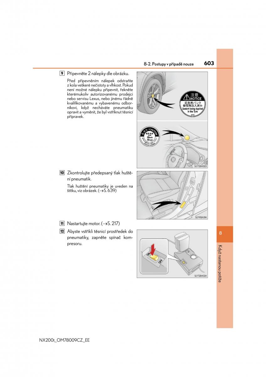 Lexus NX navod k obsludze / page 603