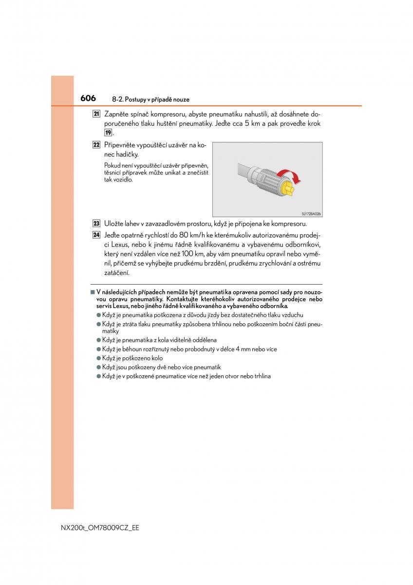 Lexus NX navod k obsludze / page 606