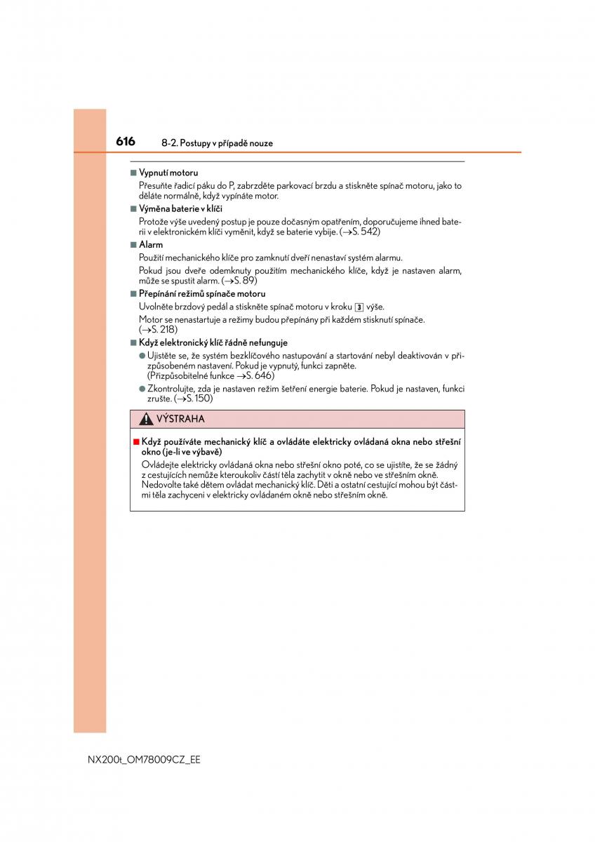 Lexus NX navod k obsludze / page 616