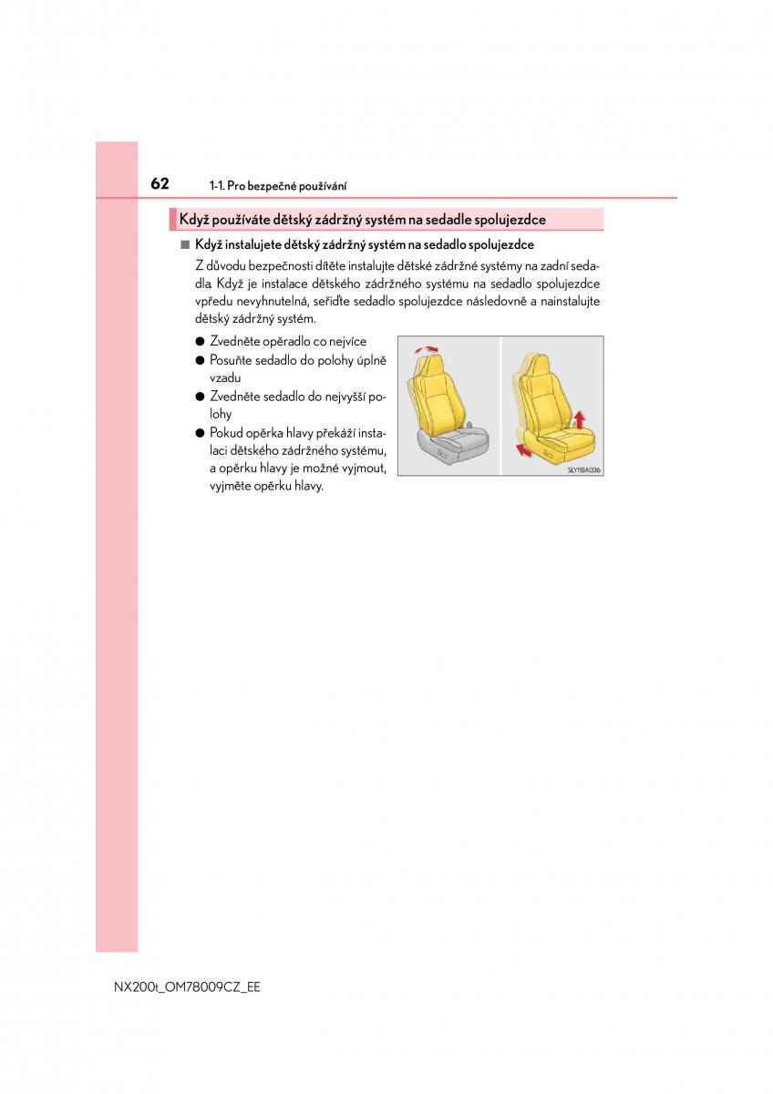 Lexus NX navod k obsludze / page 62