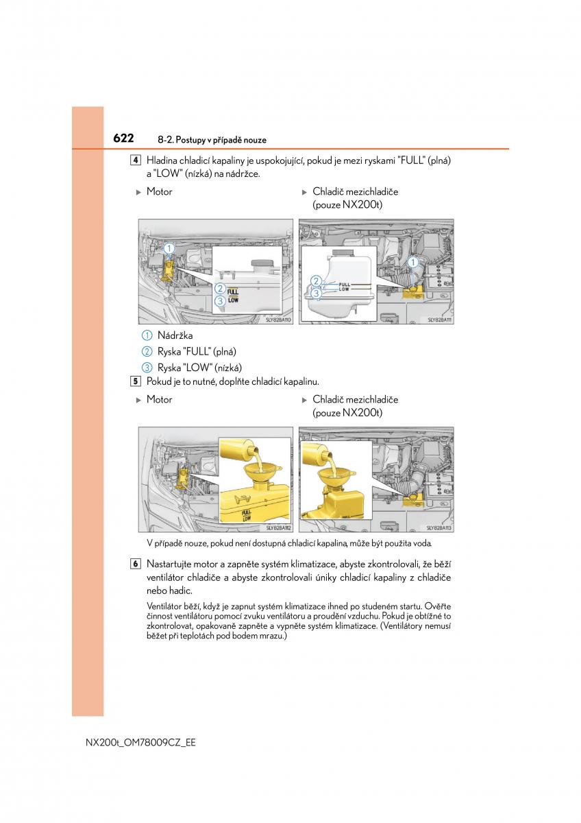 Lexus NX navod k obsludze / page 622