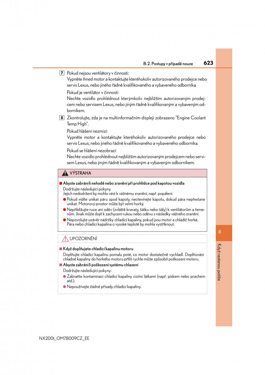 Lexus NX navod k obsludze / page 623