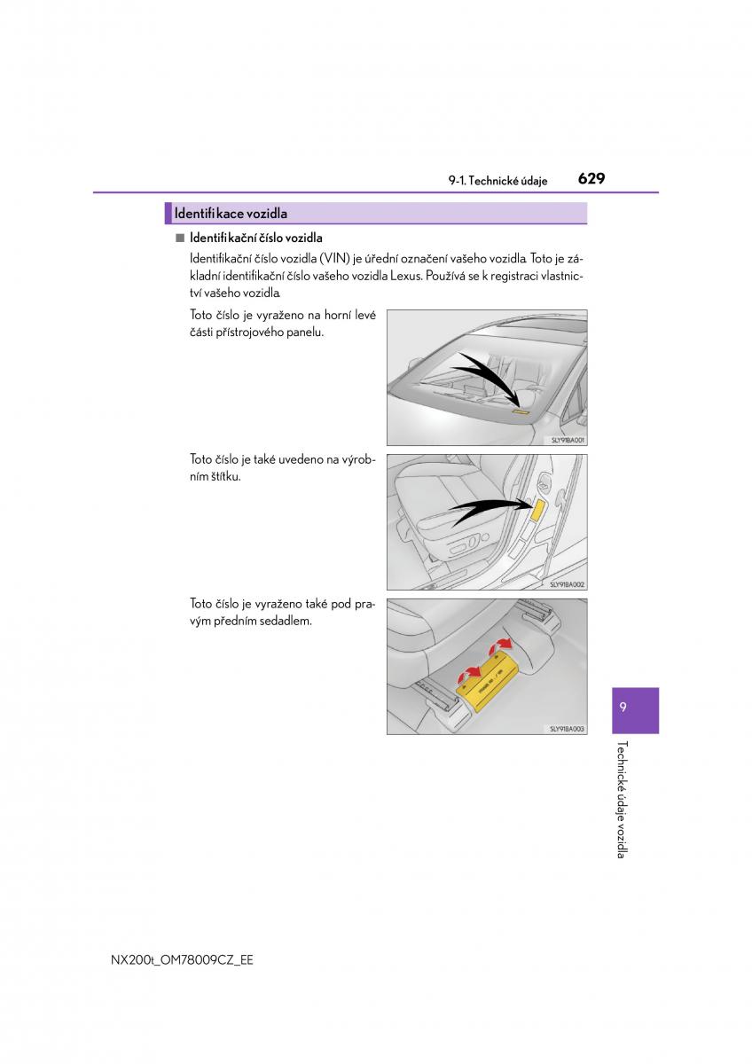 Lexus NX navod k obsludze / page 629