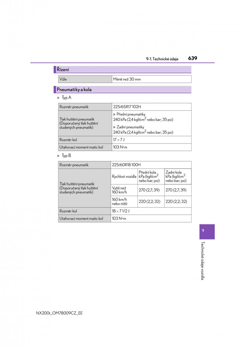 Lexus NX navod k obsludze / page 639