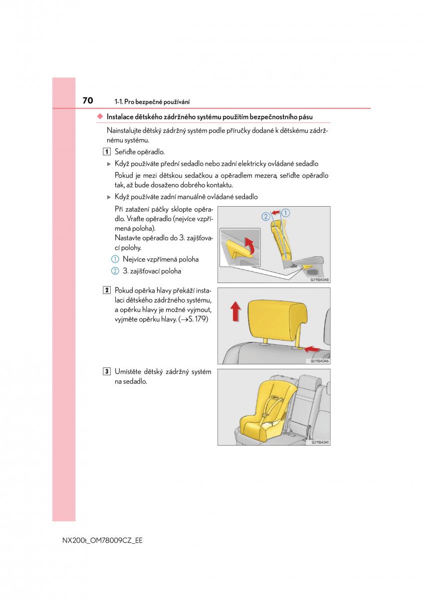 Lexus NX navod k obsludze / page 70