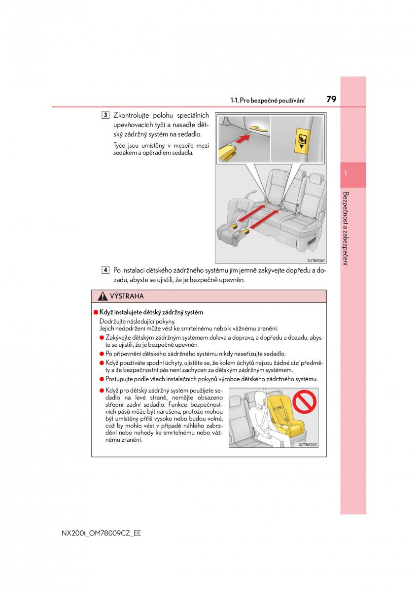 Lexus NX navod k obsludze / page 79