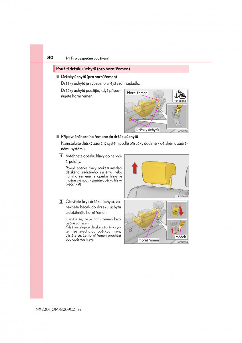 Lexus NX navod k obsludze / page 80