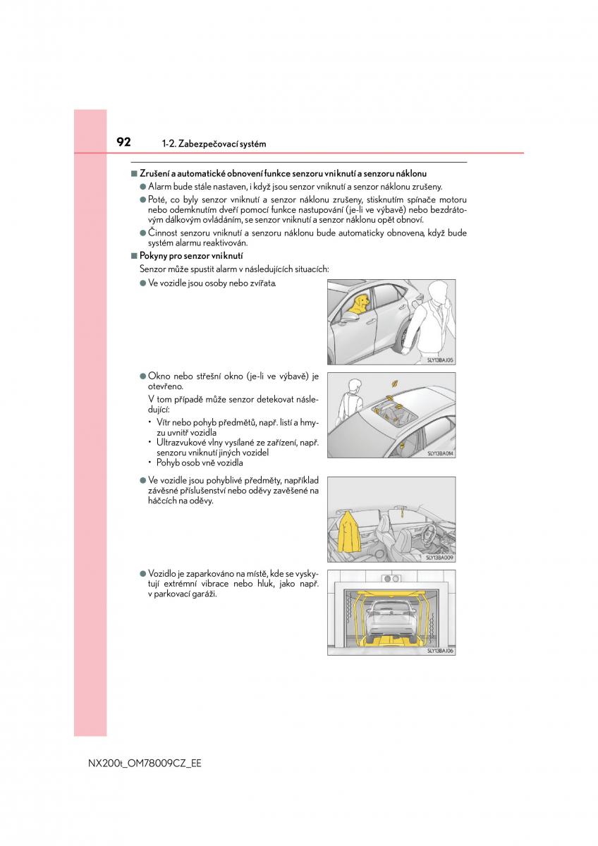 Lexus NX navod k obsludze / page 92