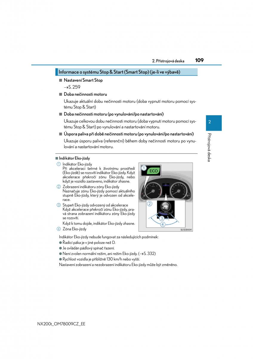 Lexus NX navod k obsludze / page 109