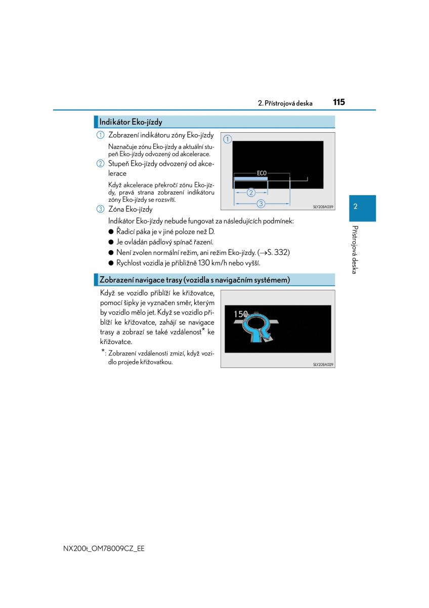 Lexus NX navod k obsludze / page 115