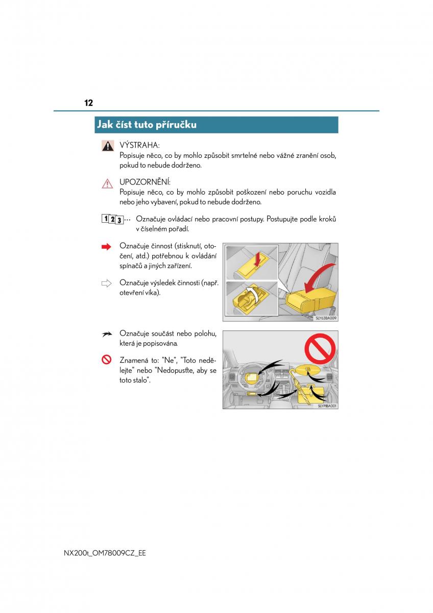 Lexus NX navod k obsludze / page 12