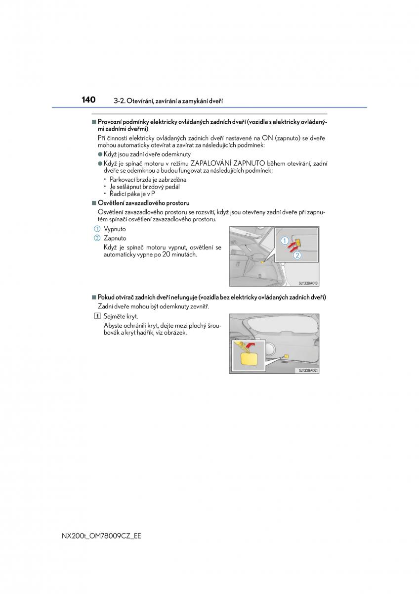 Lexus NX navod k obsludze / page 140