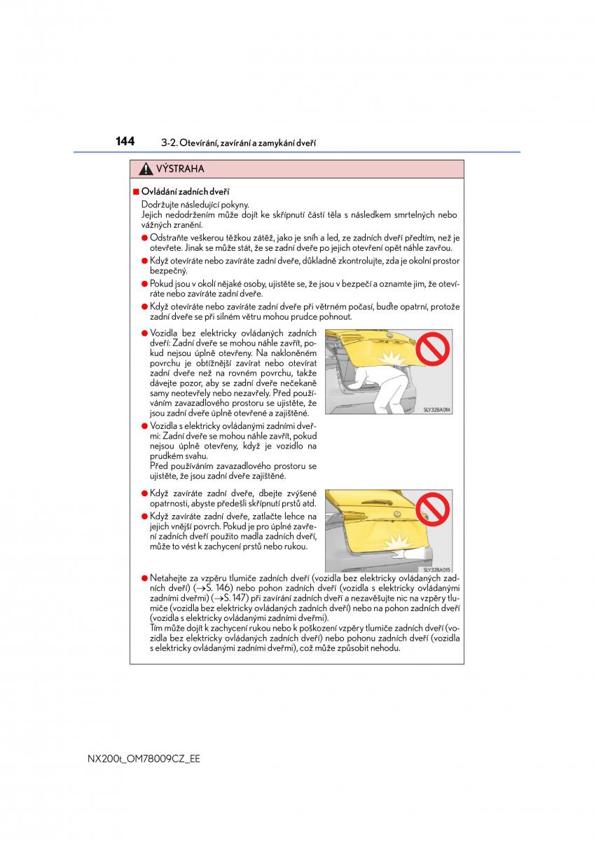 Lexus NX navod k obsludze / page 144