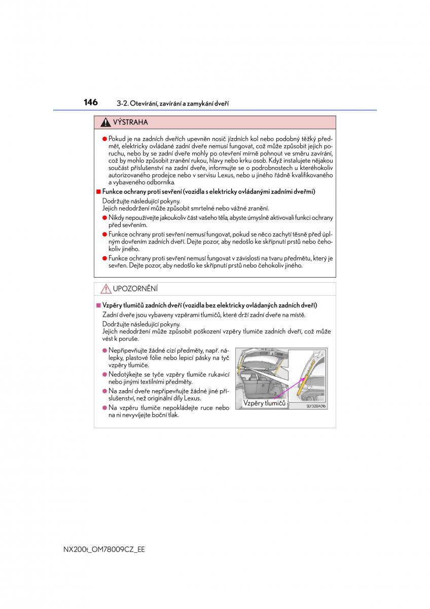 Lexus NX navod k obsludze / page 146