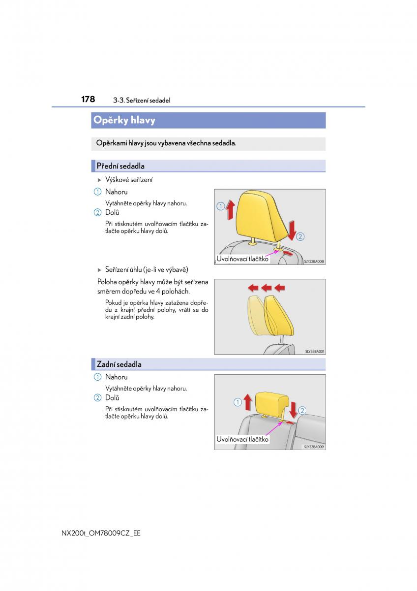 Lexus NX navod k obsludze / page 178