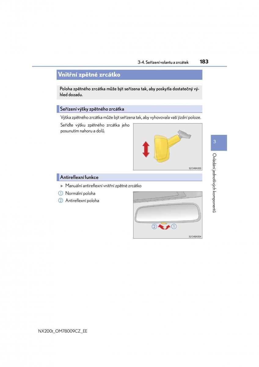 Lexus NX navod k obsludze / page 183