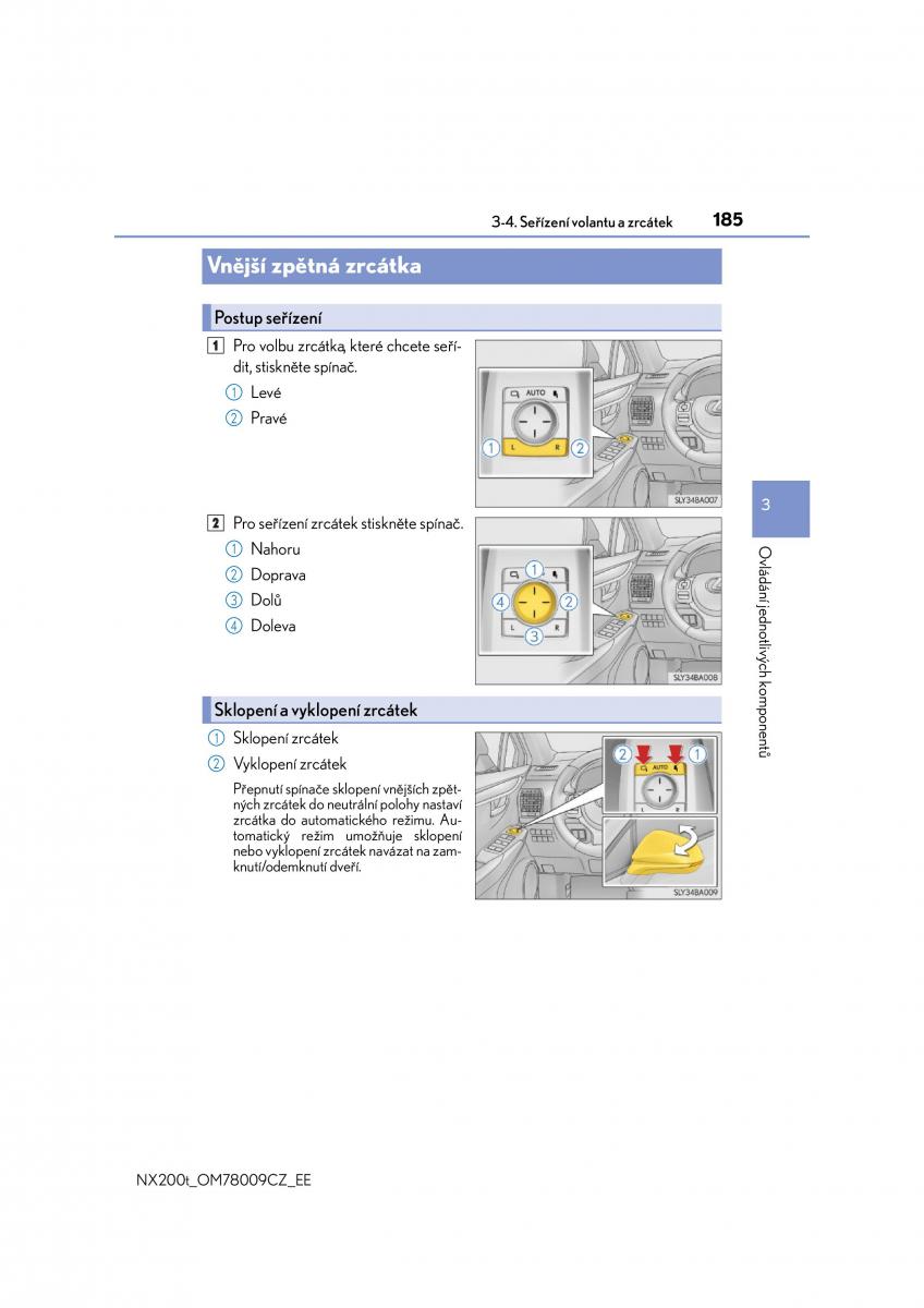 Lexus NX navod k obsludze / page 185