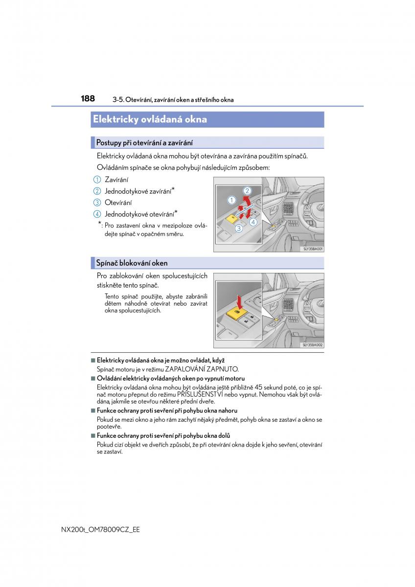 Lexus NX navod k obsludze / page 188