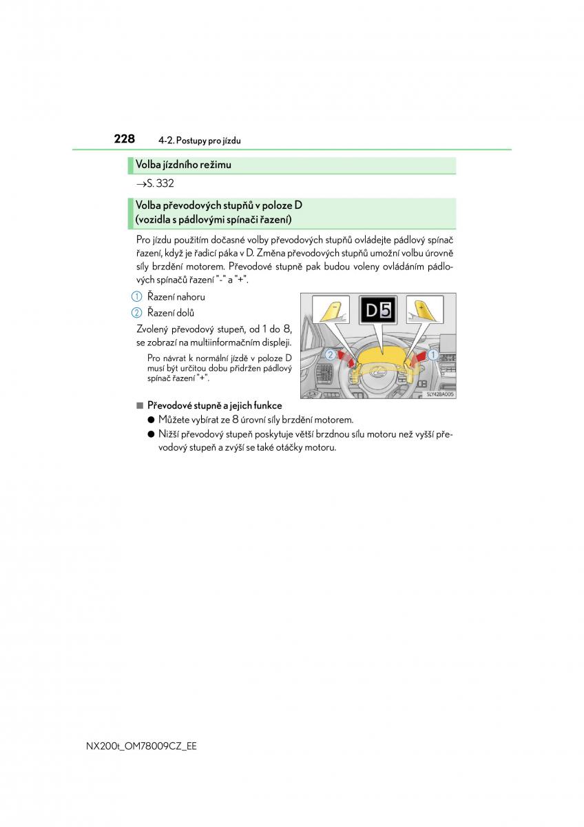 Lexus NX navod k obsludze / page 228