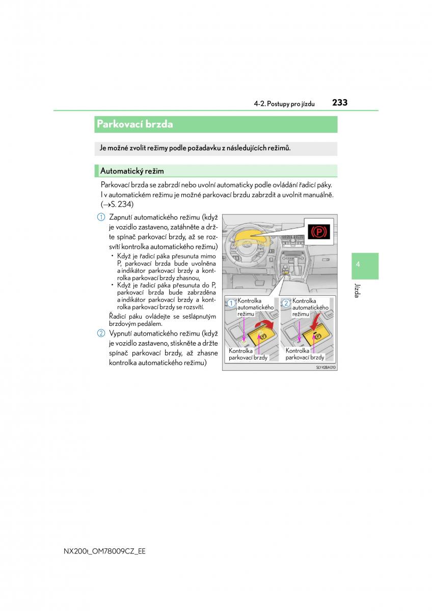 Lexus NX navod k obsludze / page 233